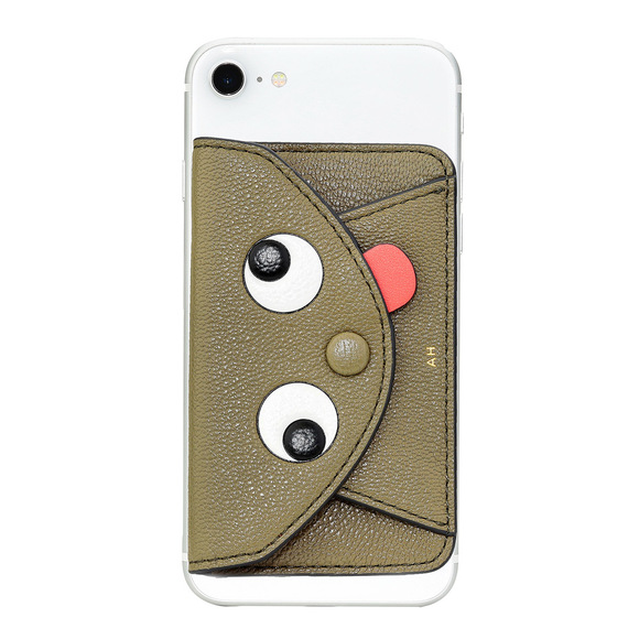 Anya Hindmarch Card Case Zanny Olive Green - Picture 7 of 8